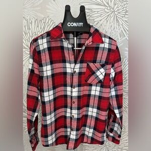 Flannel plaid shirt Size S